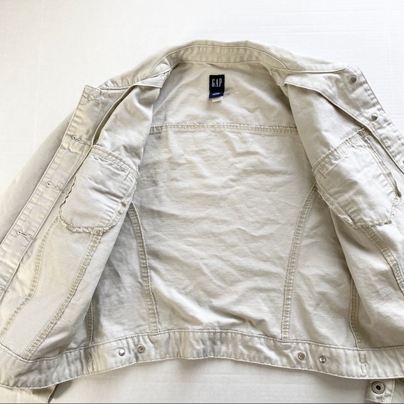 Gap Large Khaki Beige Spring Jacket - Picture 10 of 14